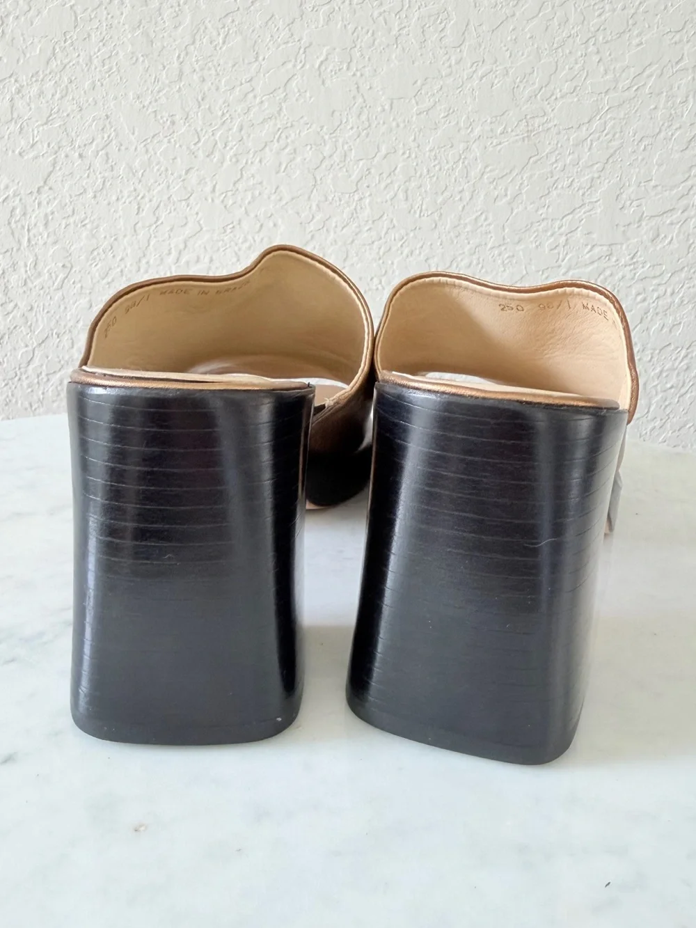 Franco Sarto sculptural metallic